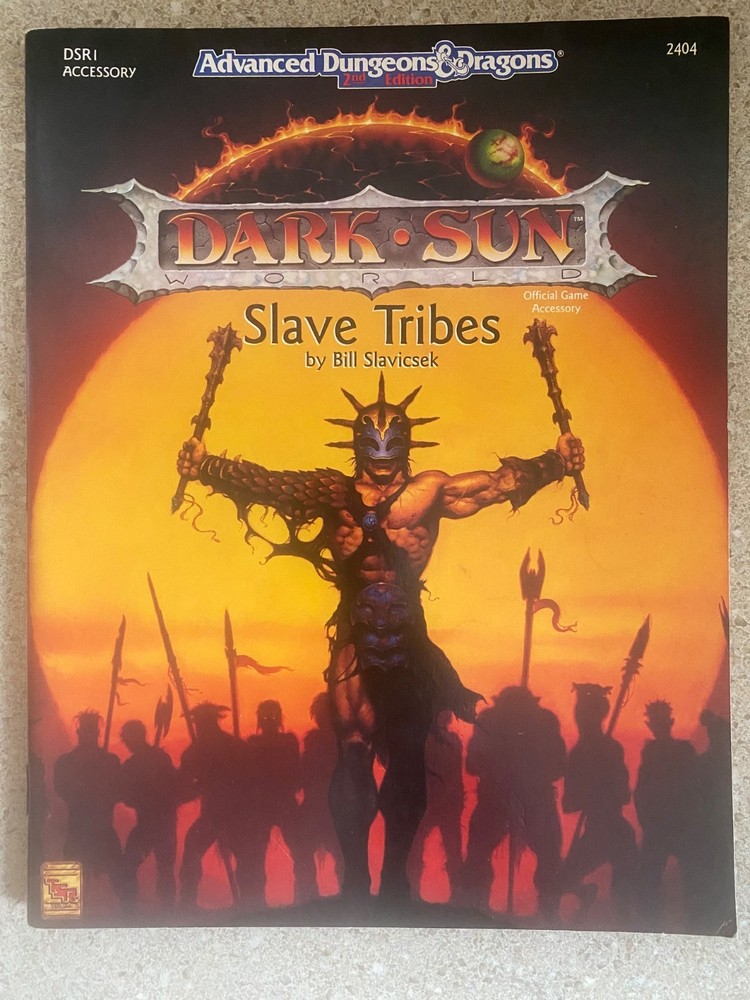AD&D  2nd edition Dark Sun Slave Tribes excellent condition
