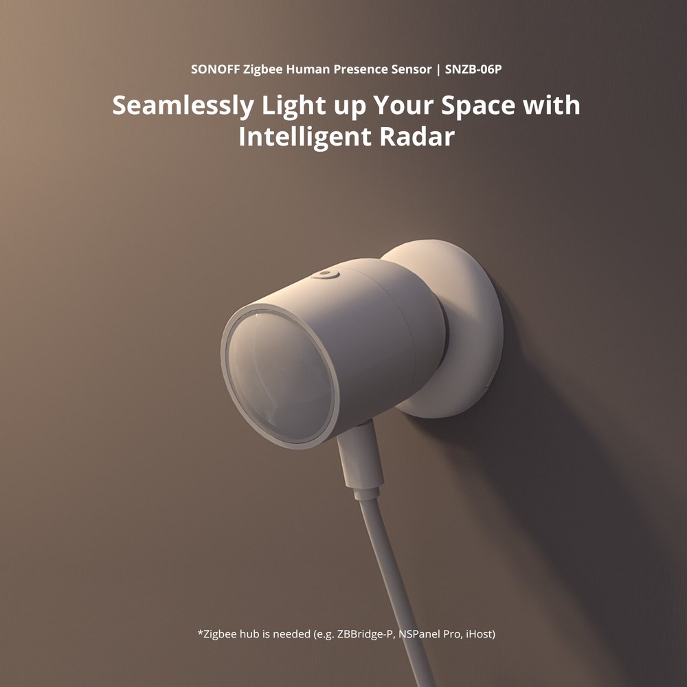 SONOFF Human Presence Sensor Microwave Radar Smart Scene Zigbee Motion Detectors