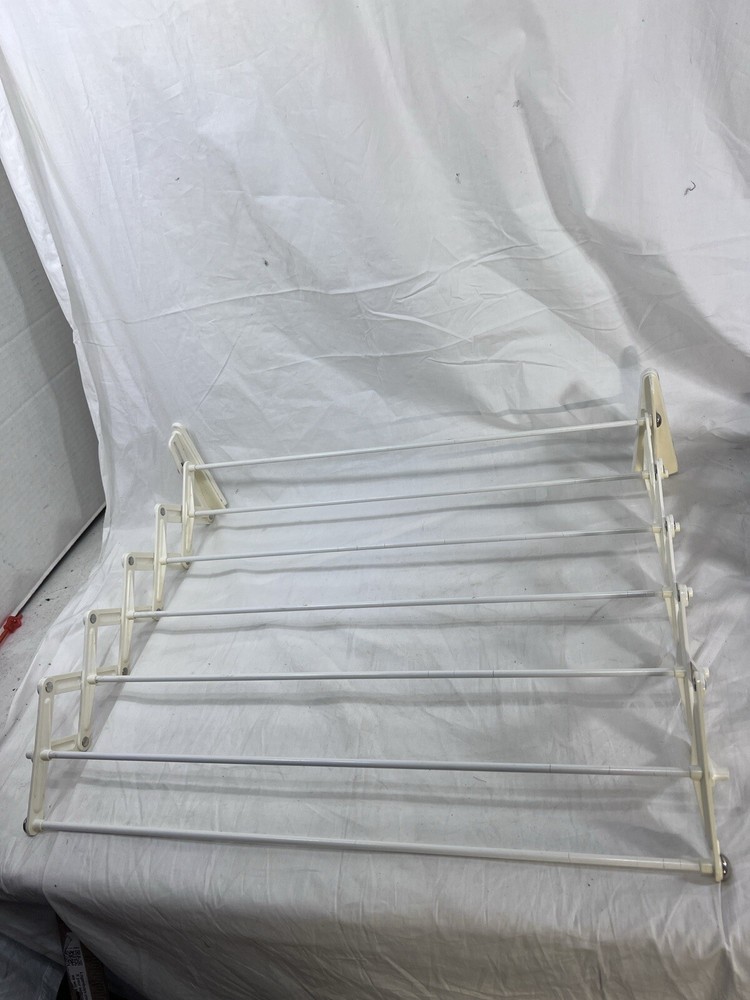 Accordion CLOTHES DRYING RACK WALL MOUNTED Laundry Hanger Collapsable
