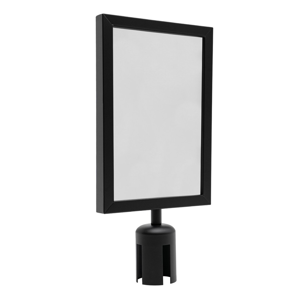 4Pcs Removable Double-sided Clear Pvs Sign Holders With Cross-shaped Socket NEW