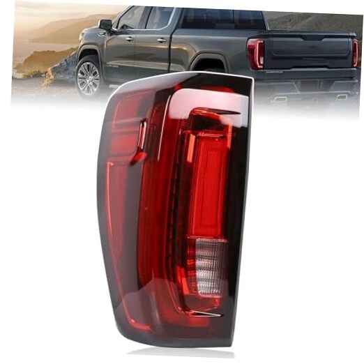 LED Tail Light Assembly Compatible with 2019-2024 GMC Left Driver Side LED Type