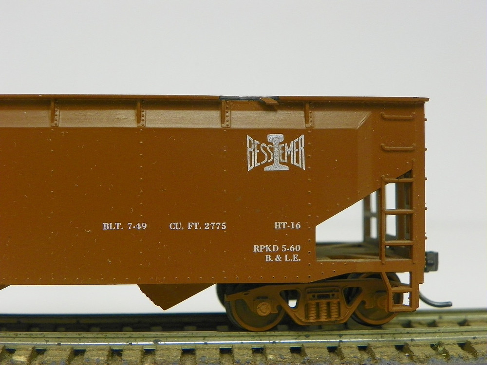 ATHEARN HO PARTIALLY STARTED B.&L.E. HOPPER CAR #75323