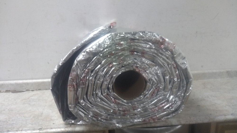 3M PLENUM-WRAP-5A+(24") 24 In Width 50 Ft Length Silver Firestop Strip