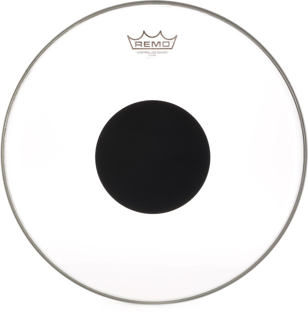 Remo Controlled Sound Clear Drumhead - 15" - with Black Dot