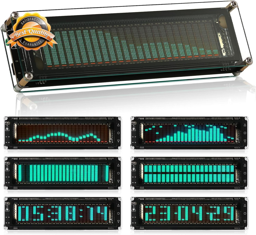 Audio Spectrum Analyzer VFD Display MIC Input Sound Level Meter Pro