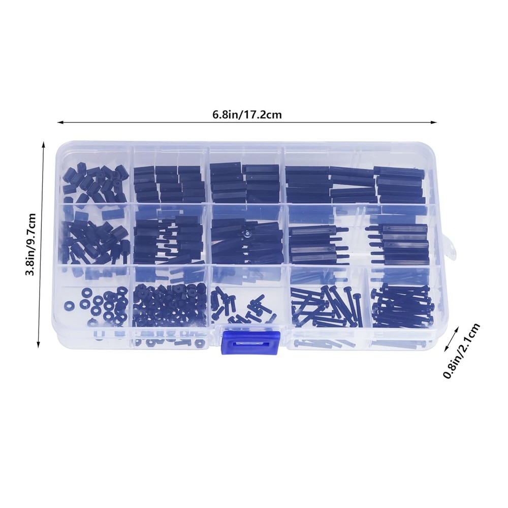 Nylon Hex Spacer Standoff Kit M2 320pcs
