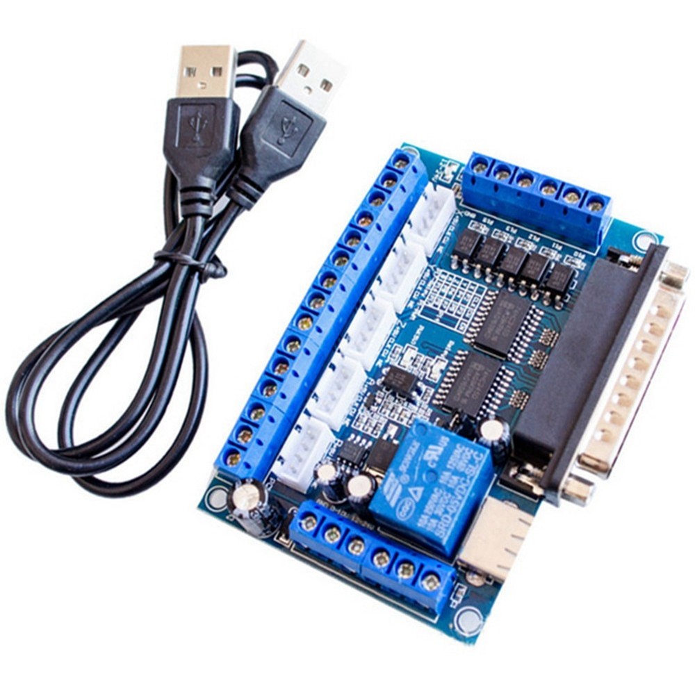 Interface Card CNC 5 Axis with Optocoupler Adapter, Stepper Motor Three9254
