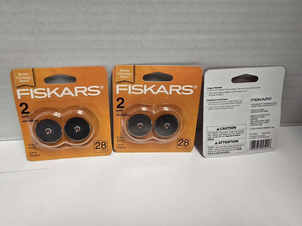 Fiskars 2pk Rotary Blade 28mm   3pk