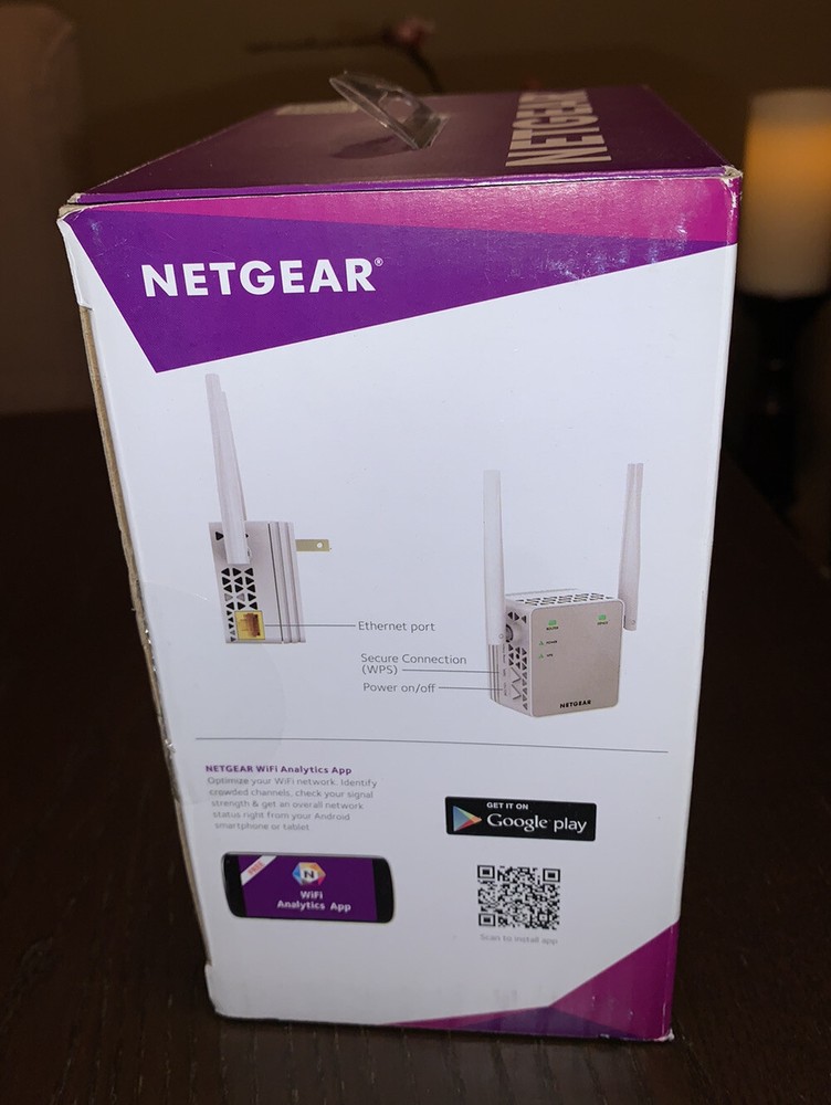 NETGEAR AC750 Wi-Fi Range Extender - EX3700-100NAS