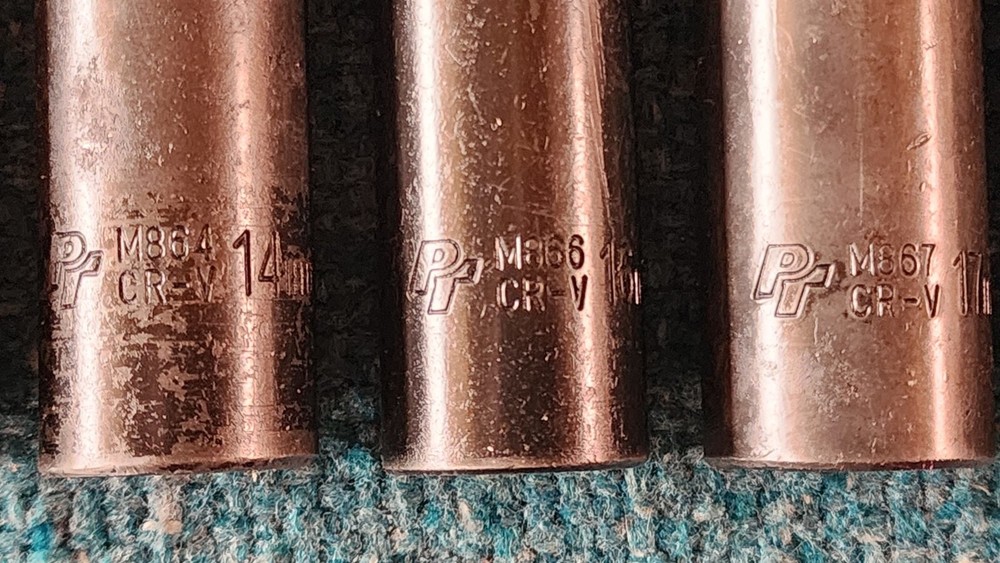 8-Piece Performance Tool 1/2" Drive 6-pt Deep Impact Sockets! Chrome- Vanadium!