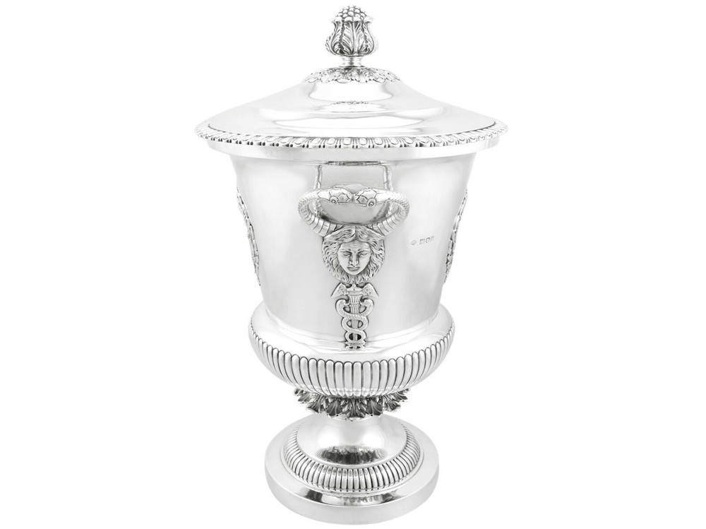 Edwardian Sterling Silver Presentation Cup and Cover