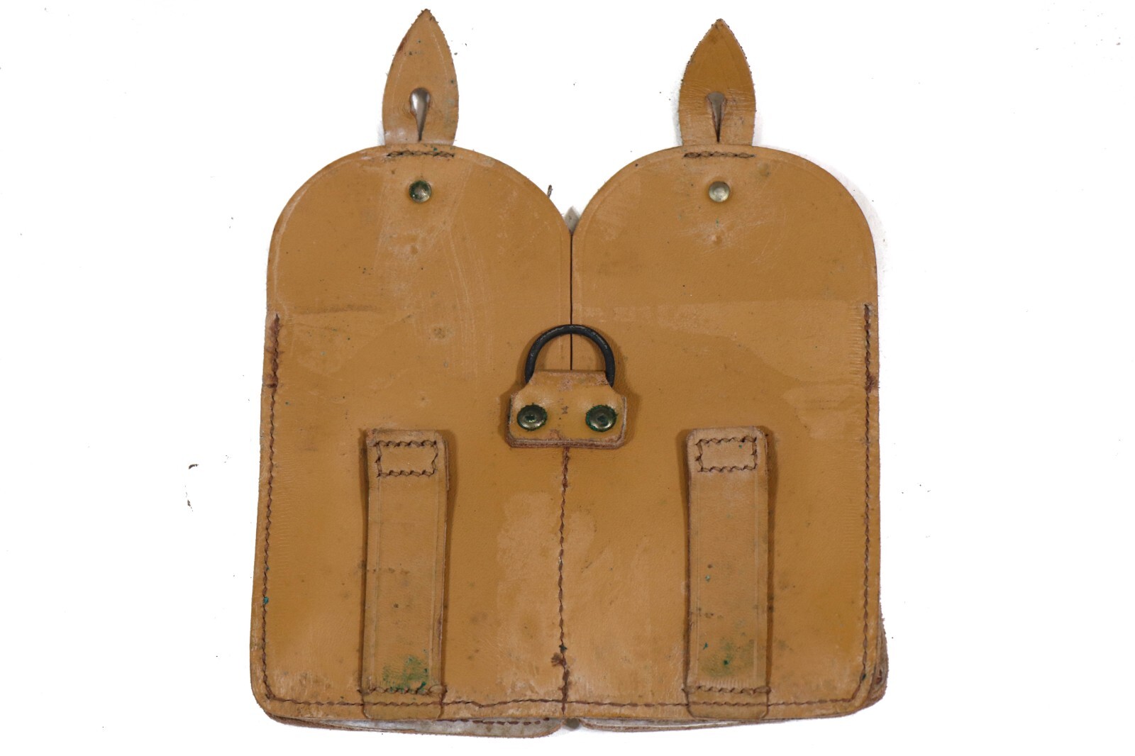 Authentic French Military Military Mas 49/56 Leather Ammo Pouch Magazine Rifle