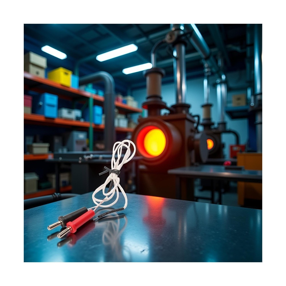 Handheld K Type Surface Thermocouple Temperature Sensor 100cm Wire Banana-Typ...