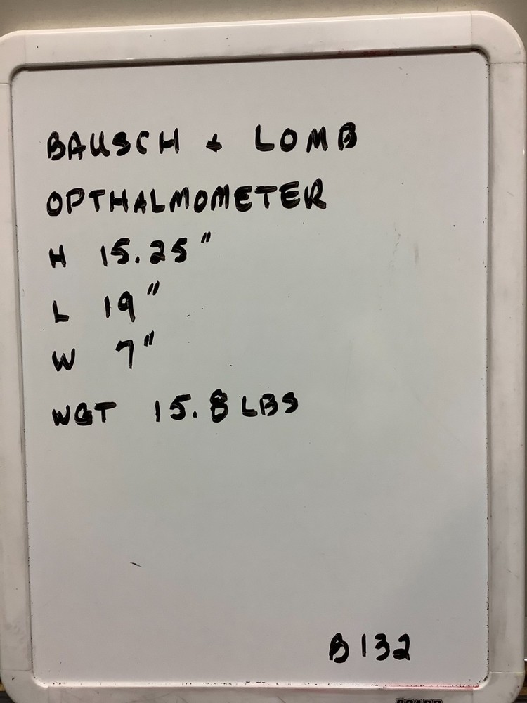 Bausch and Lomb Opthalometer
