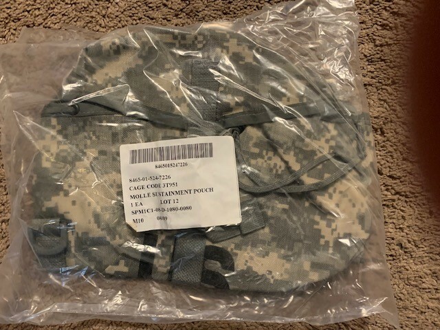 Pouch, Sustainment, Molle, ACU, New