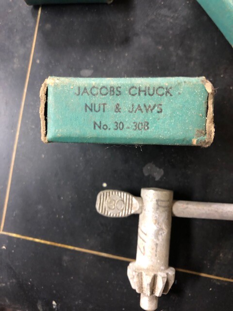 Jacobs Chuck 30-30B Repair Replacement Jaws & Nut Lot (3) Plus Keys