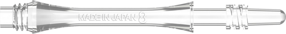 Target 8 Flight Slim Clear 26mm Spin Shaft