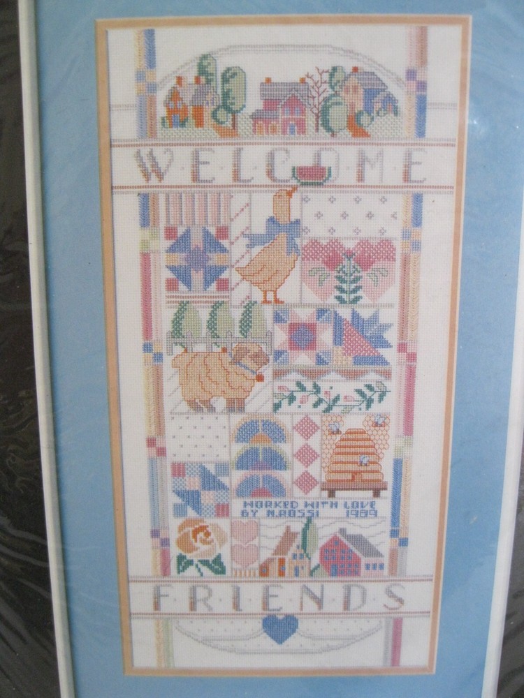 DIMENSIONS "WELCOME SAMPLER" CROSS STITCH KIT
