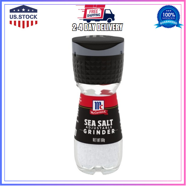 McCormick Sea Salt Grinder, 2.12 oz