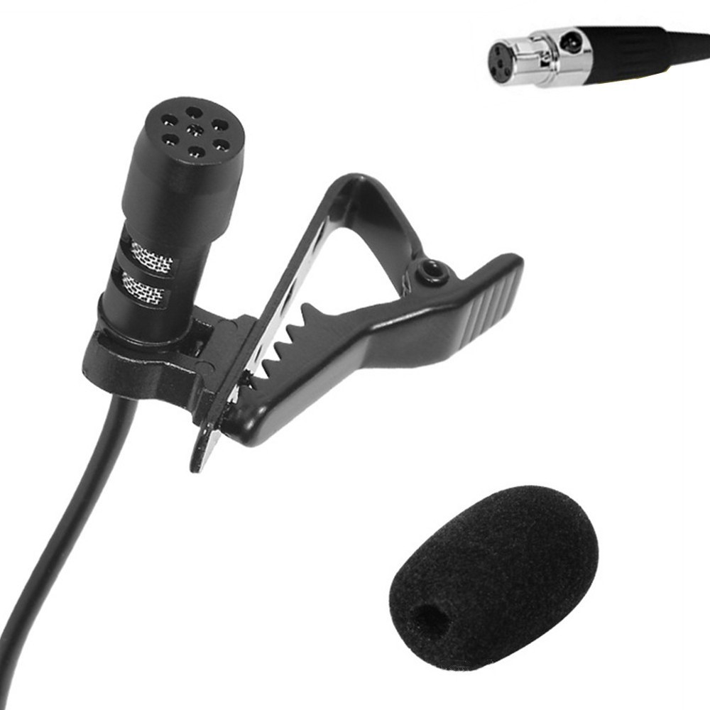 Brand New Lapel Microphone Detachable Easy Mounting For Wireless