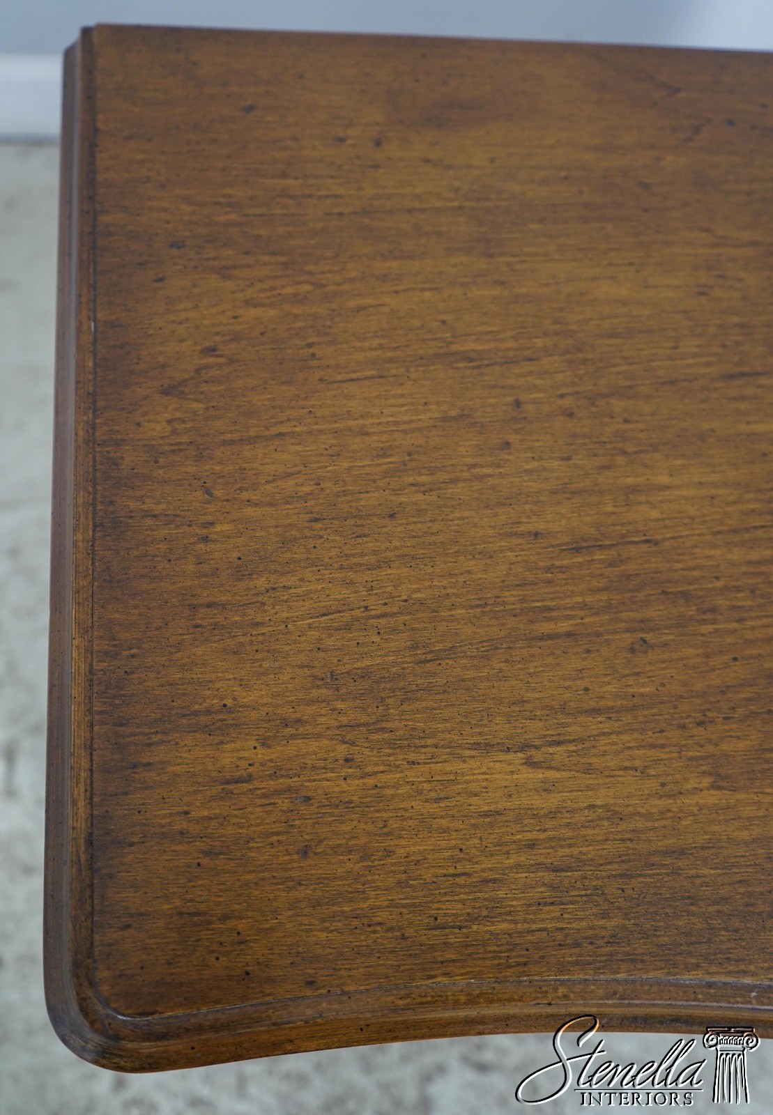 61893: Pair Italian Carved Walnut Finish Commodes Chests