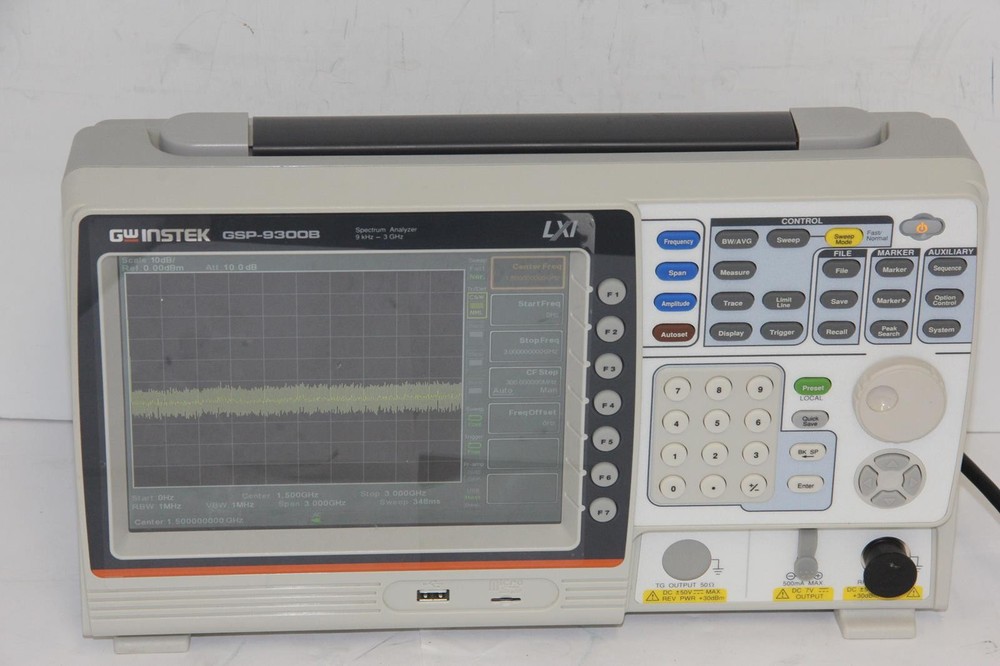 GW INSTEK GSP-9300B 9kHz-3GHz Spectrum Analyzer with GPIB Interface
