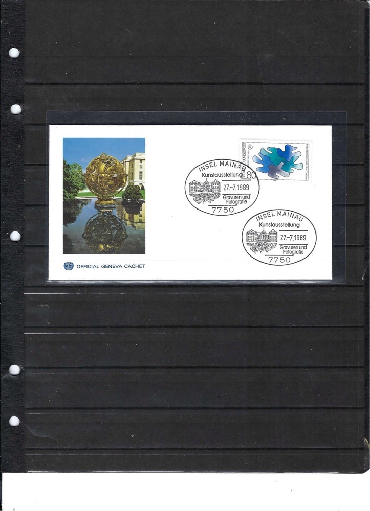 1989 DEUTCHE BUNDAPOST Cover - (Scott# ????) - UNPA Cachet (588A)