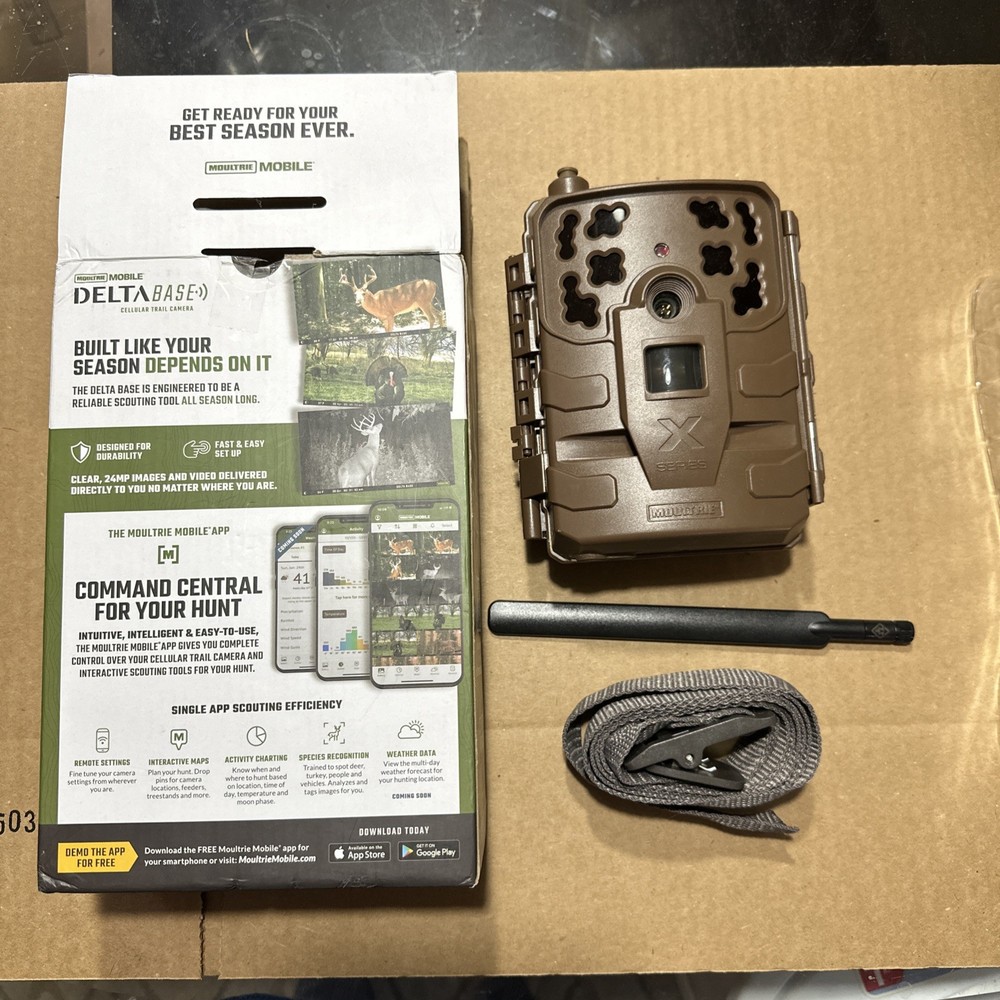 Moultrie MCG-14062 Trail Camera - Brown-Open Box