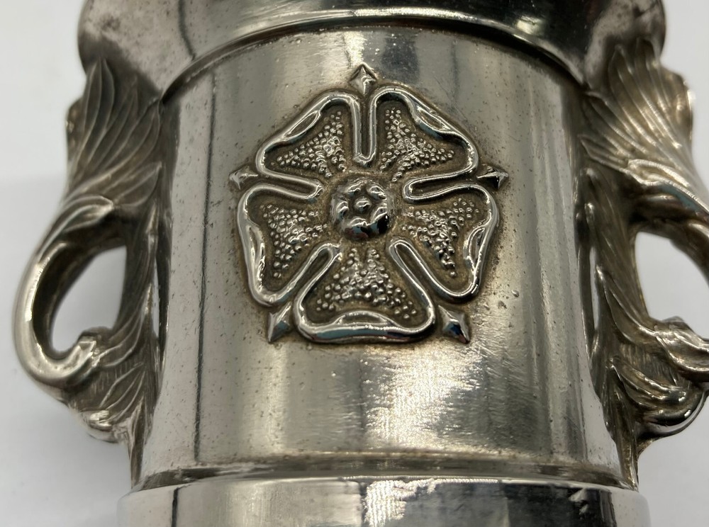 GRENADIER England Decorative Silver Plated Vase from the 1950's