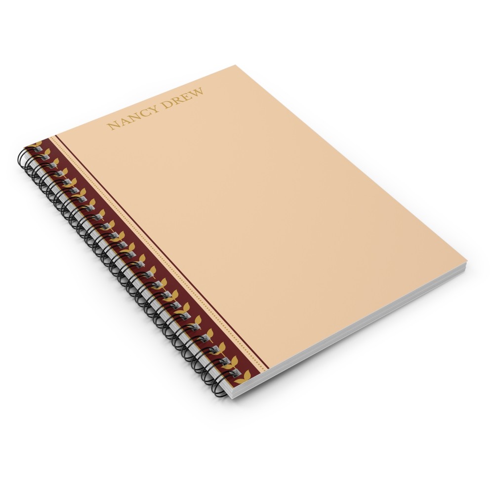 Nancy Drew - Nancy Drew Spiral Notebook - Nancy Drew Inspired Replica Notebook