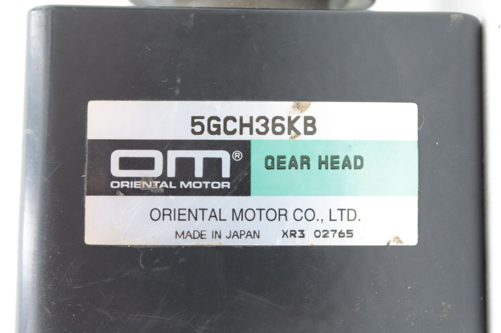 Oriental Motor 5GCH36KB Gear Head