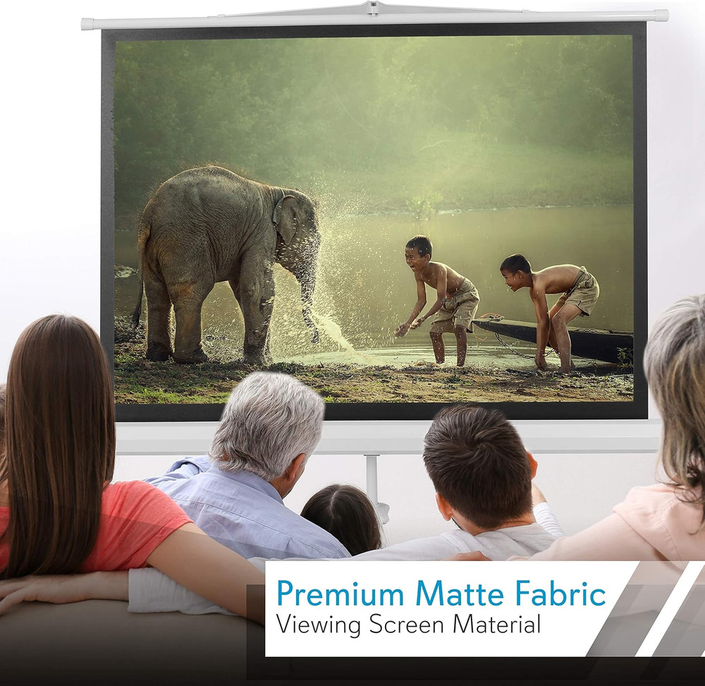 Portable Projector Screen Tripod Stand - Mobile Projection Screen, Lightweight C