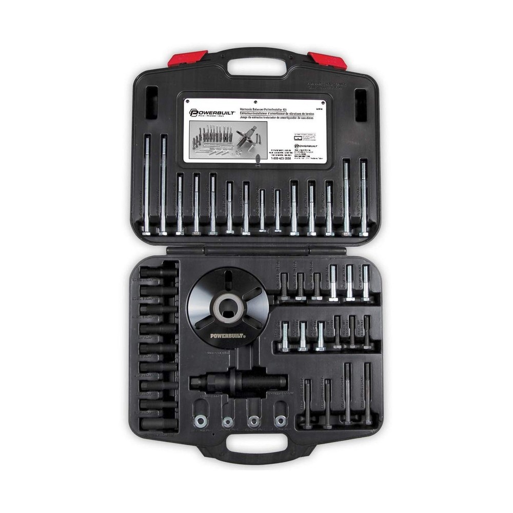 Powerbuilt Harmonic Balancer Puller Set, Remove and Install, Balancers on Car...