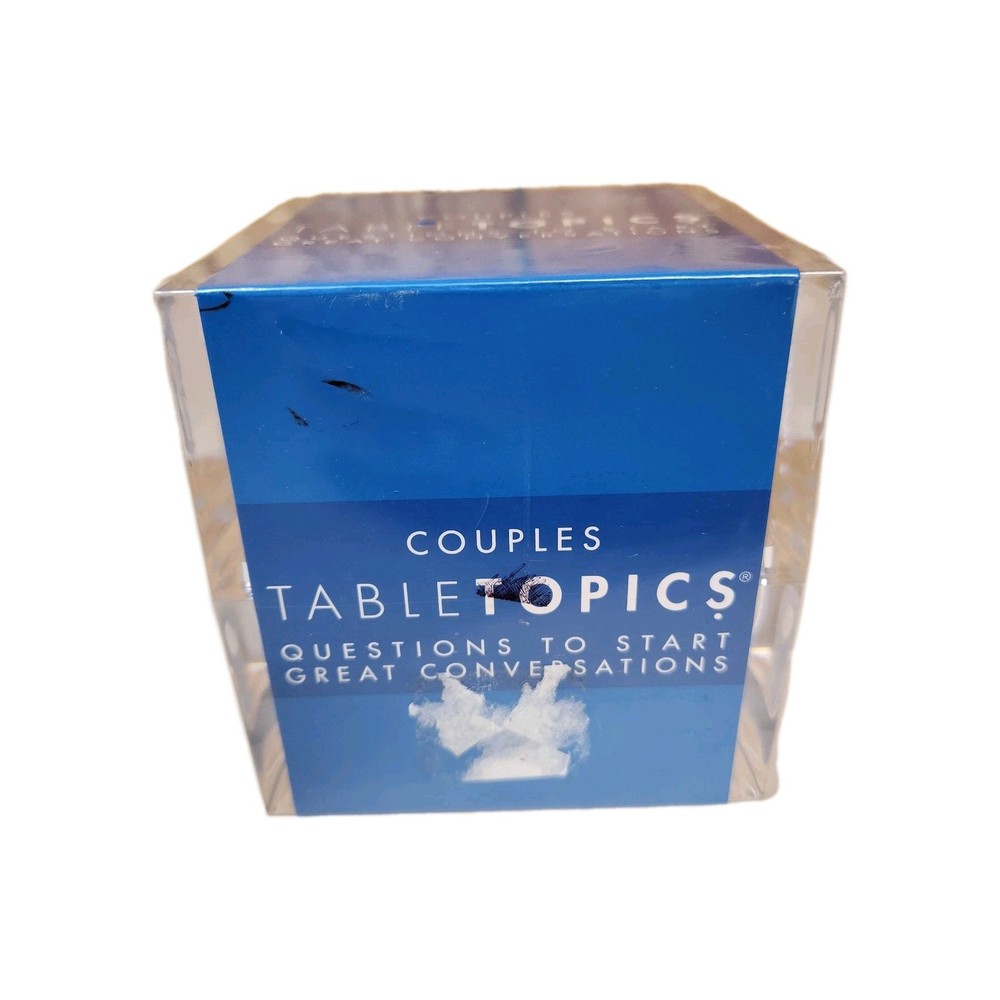 TableTopics Couples Card Game Cube Conversation Starter Questions Date Night