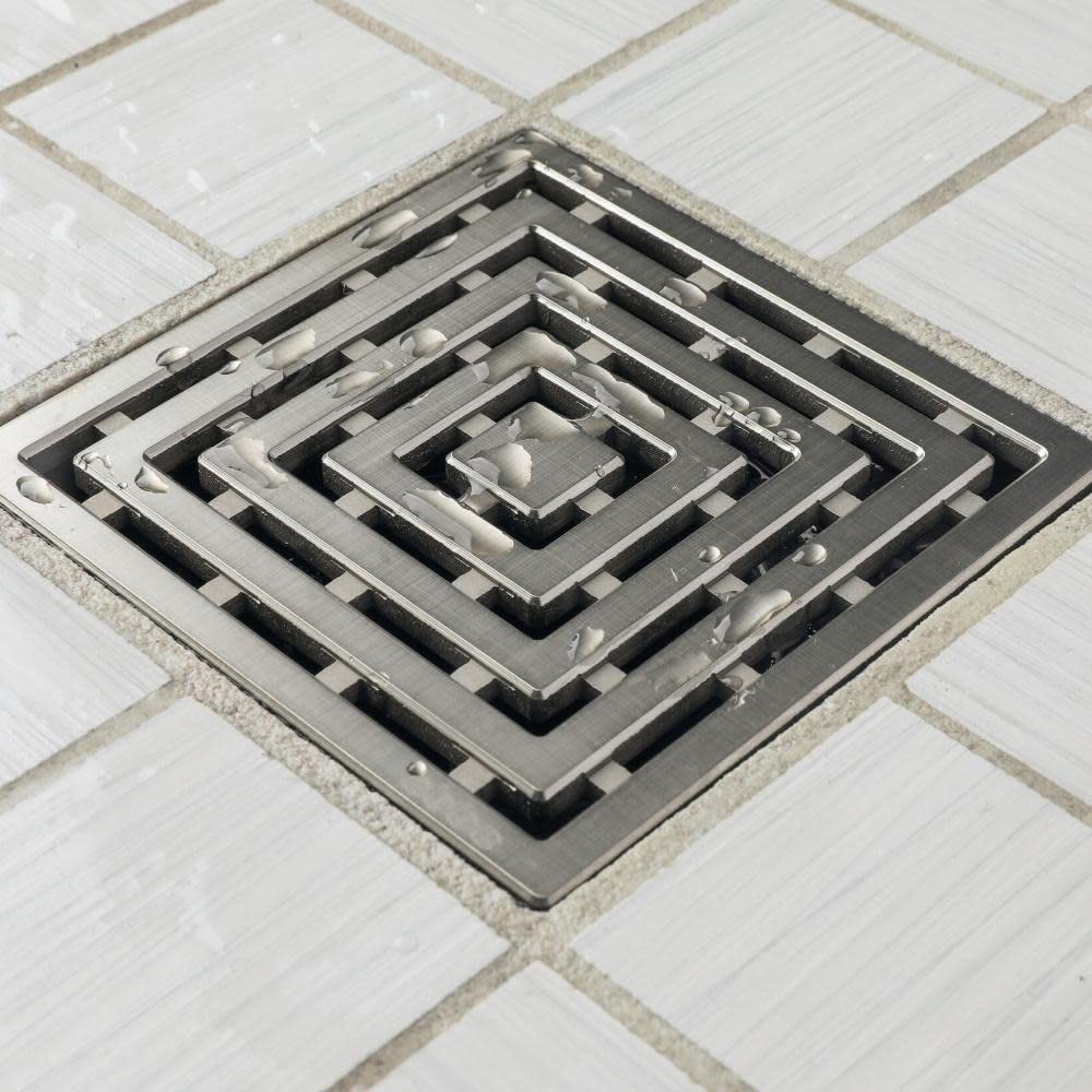 Ebbe E4815BN 4" Unique Grate Frames Brushed