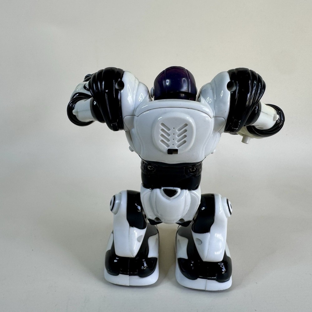 WowWee Robosapien Mini 7” Robot White Black Interactive No Remote 2004