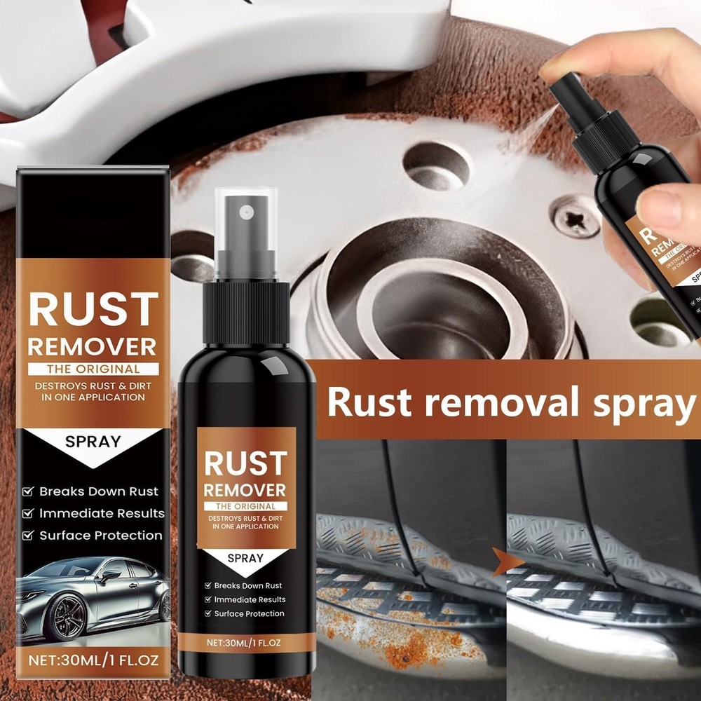 3 PCS Nexa Rust Remover Spray, 2025 Upgrade Rust Remover for Metal, Multi