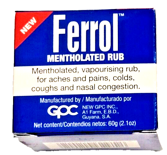 Ferrol Mentholated Rub - 2.1oz