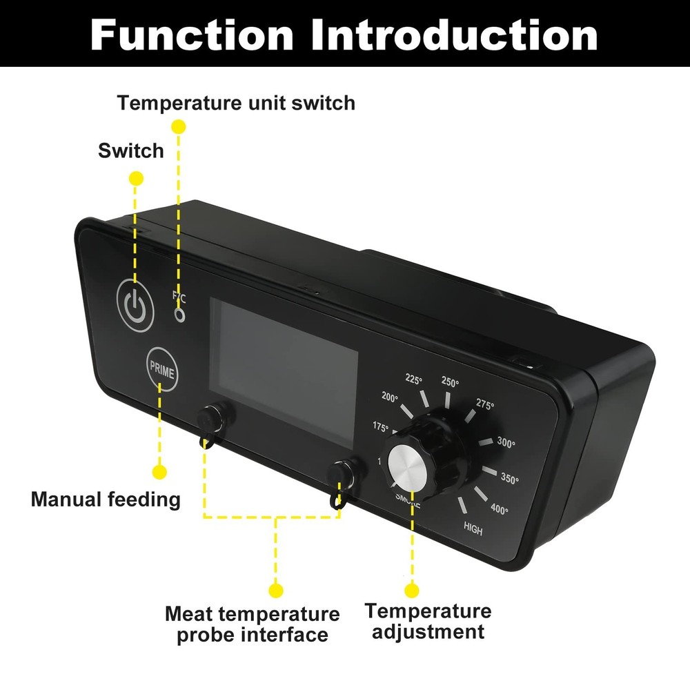 Digital Thermostat Controller Board Kit Replacement for Pit BOSS 3/4/5 Series...