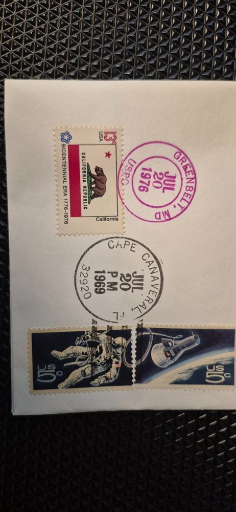 1371 Apollo 8 Moon Orbit 5"X3.5 Multiple on back (Each Different) 10 Per order