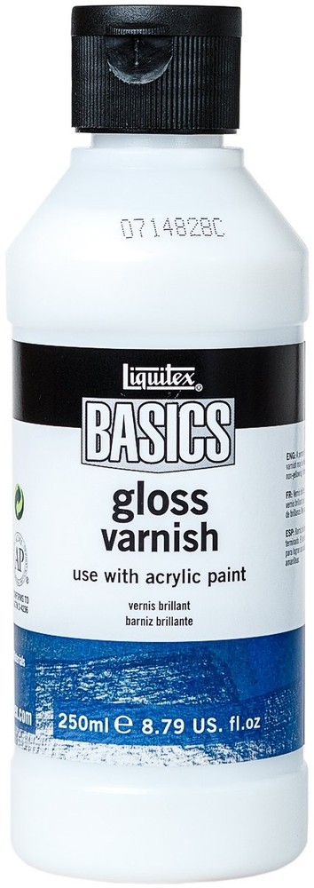 Liquitex BASICS Gloss Varnish, 250ml (8.4oz) Bottle Kitchen
