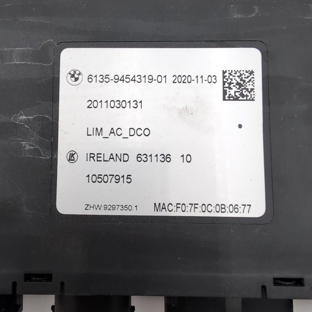 2014 - 2022 BMW I01 I3 Charging Unit Interface Lim Module OEM 9454319