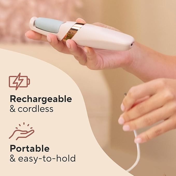 Rechargeable Electric Foot Grinder File – Smooth Feet Callus & Dead Skin Remover