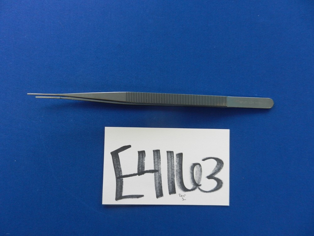 E4163 Codman 30-8404 DeBakey Liddicoat Straight Forceps