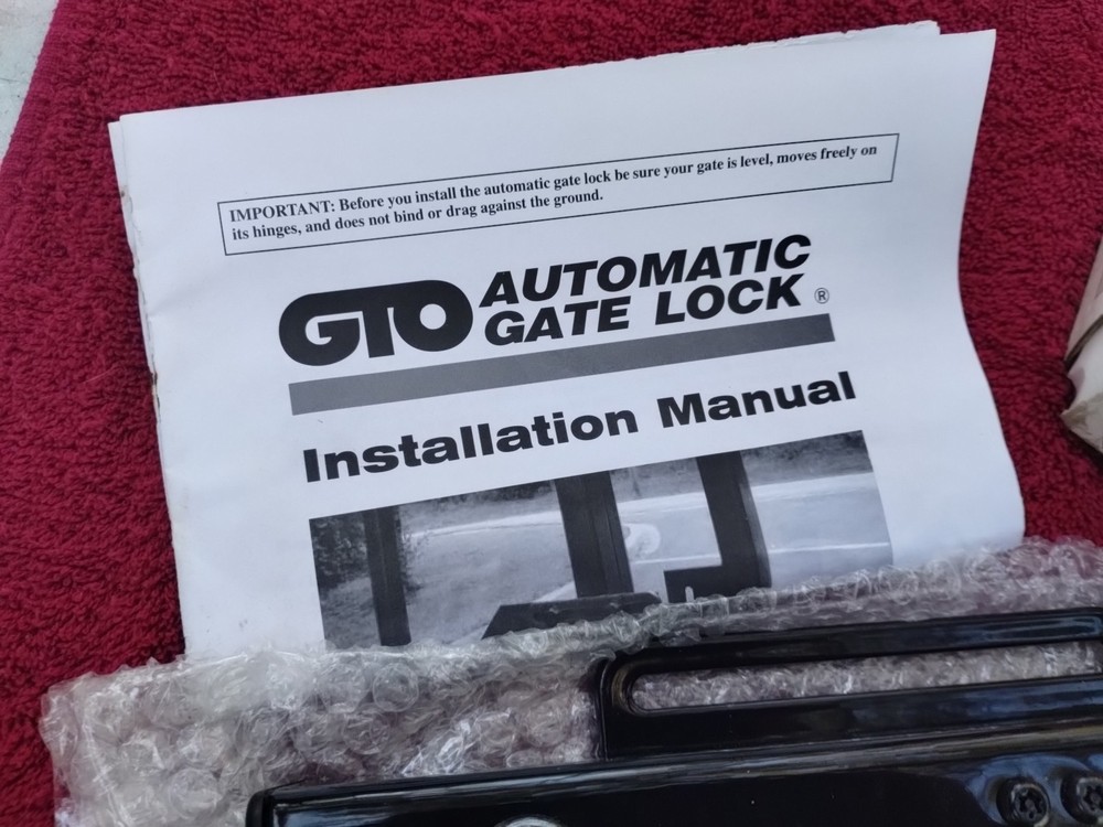 Mighty Mule Automatic Gate Lock for E-Z Gate And GTO/PRO NEW READ DESCRIPTION