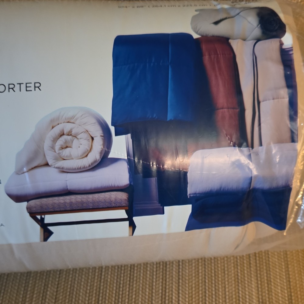 Royal Luxe King Microfiber Down Alternative Comforter Platinum All Seasons