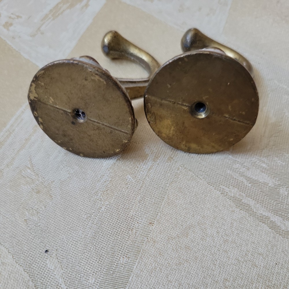 Vintage Mid-Century Ornate Solid Brass bathroom set 4pc.