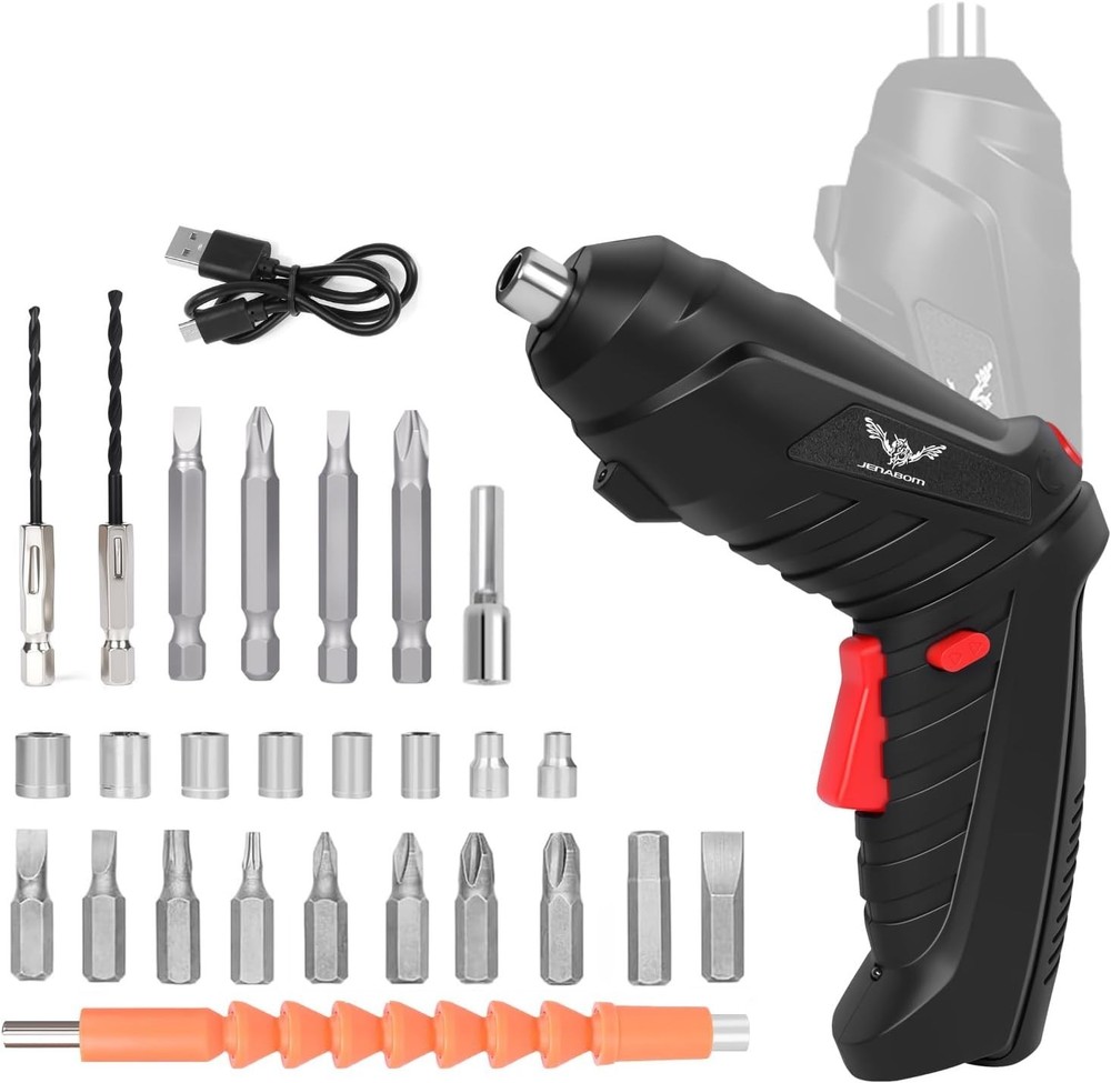 Multi-Functional Cordless 28-in-1 Screwdriver Set with Enhanced Durability