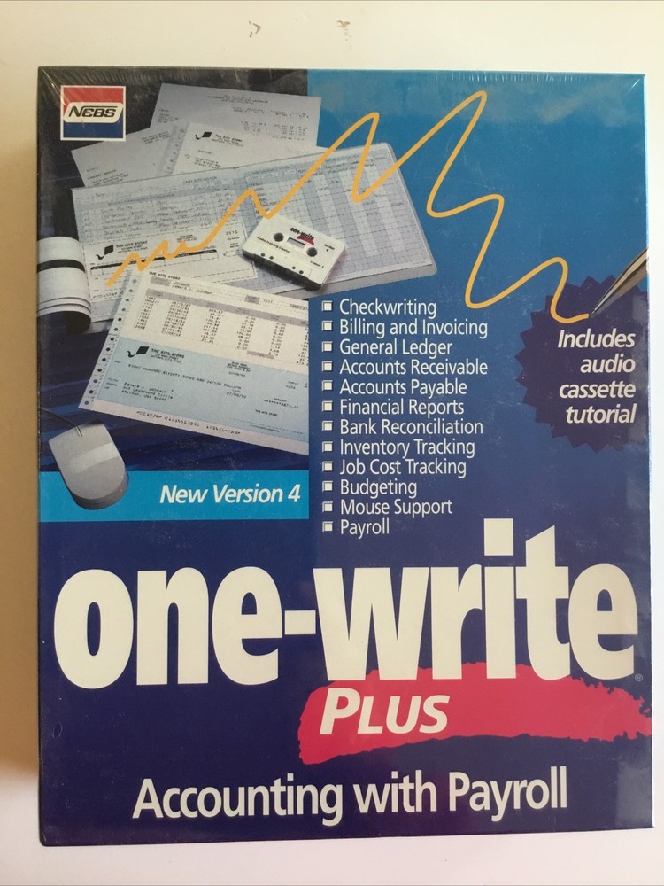 New Sealed One Write Plus Accounting Payroll - Software