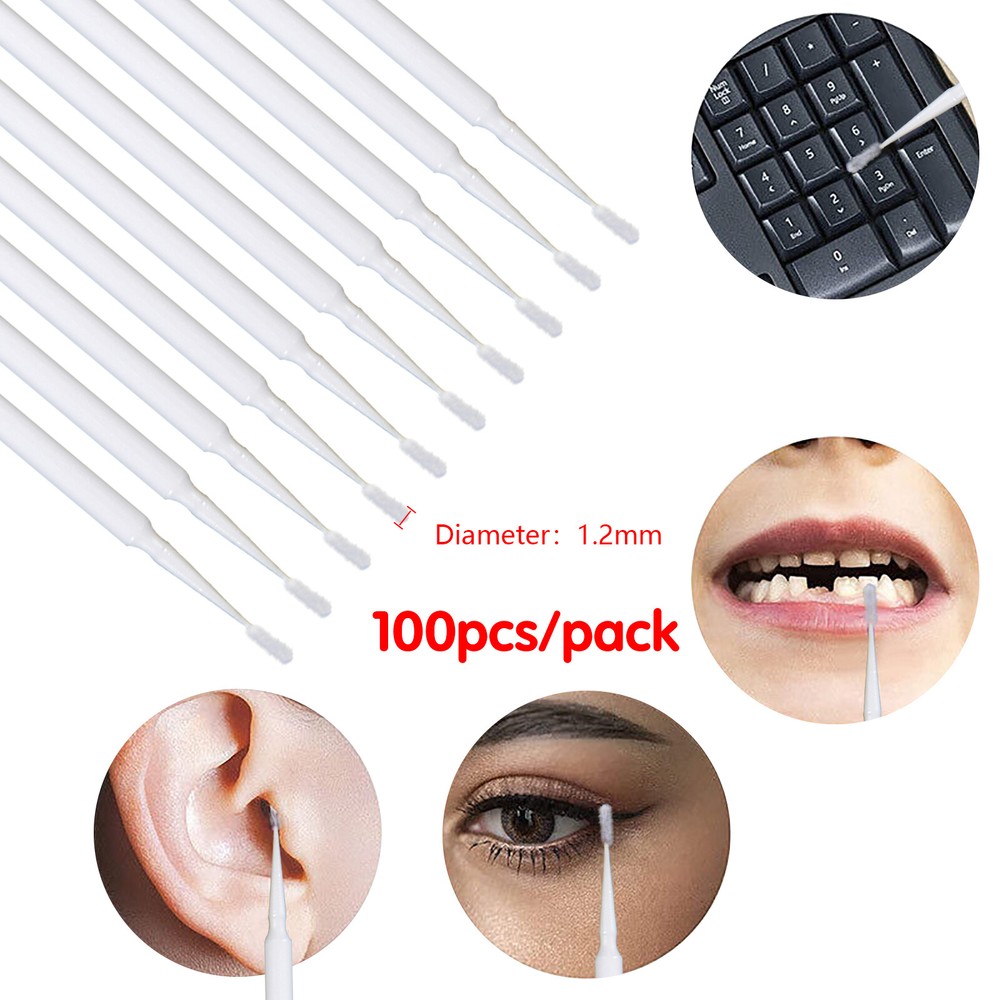 100pcs/pack Dental microbrush micro brush applicator tip regular/fine/ultrafine